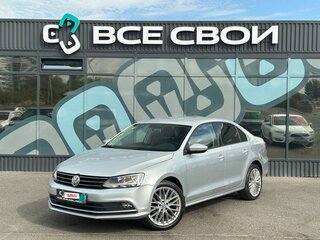 2015 Volkswagen Jetta VI Рестайлинг, серебристый, 1377000 рублей, вид 1