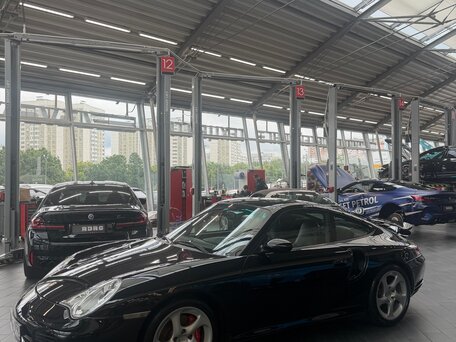 2003 Porsche 911 Turbo V (996) Рестайлинг, чёрный, 7300000 рублей, вид 5