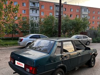 1999 Lada (ВАЗ) 21099, зелёный, 75000 рублей, вид 3