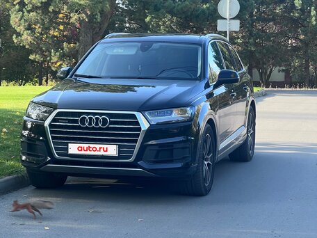2017 Audi Q7 II (4M), чёрный, 4800000 рублей, вид 1