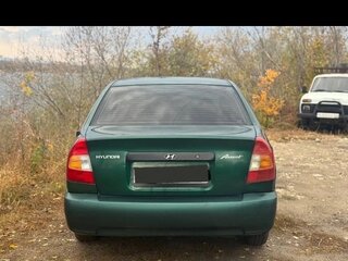 2003 Hyundai Accent ТагАЗ II, зелёный, 180000 рублей, вид 3