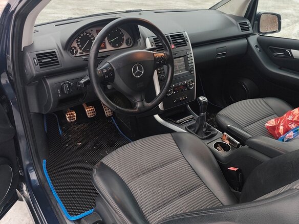 2005 Mercedes-Benz A-Класс 150 II (W169), синий, 500000 рублей - вид 5