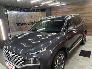 2021 Hyundai Santa Fe IV Рестайлинг, синий, 3550000 рублей, вид 1