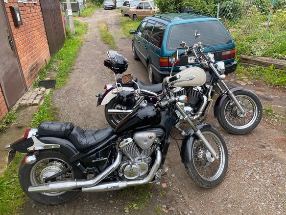 1992 Honda Steed 400, чёрный, 260000 рублей - вид 6