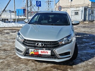 2017 Lada (ВАЗ) Vesta I, серебристый, 600000 рублей, вид 1