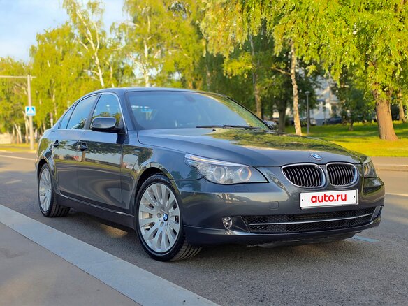 2008 BMW 5 серии 525i V (E60/E61) Рестайлинг, серый - вид 7