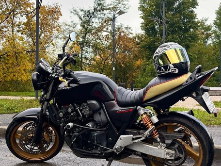 2005 Honda CB 400 Super Four, чёрный, 280000 рублей, вид 1