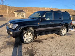 2004 Toyota Land Cruiser 100 Series Рестайлинг 1, чёрный, 2200000 рублей, вид 1