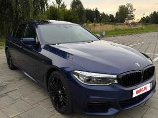 2020 BMW 5 серии 520d xDrive VII (G30/G31/G38), синий, 3700000 рублей, вид 3