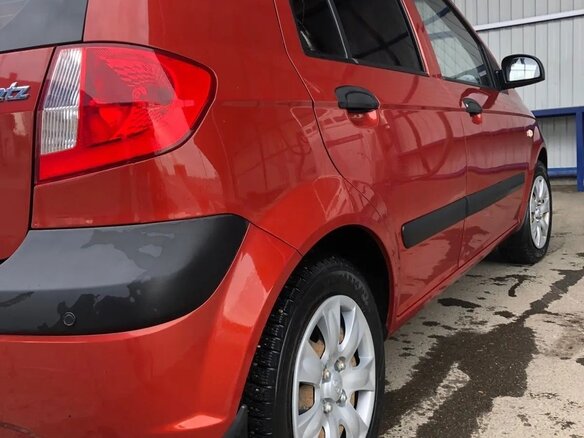 2008 Hyundai Getz I Рестайлинг, красный - вид 4