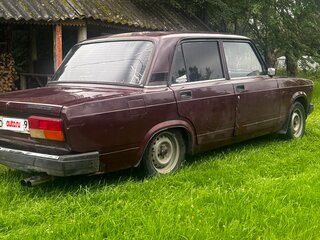 2007 Lada (ВАЗ) 2107, пурпурный, 130000 рублей, вид 5