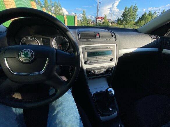2010 Skoda Octavia II (A5) Рестайлинг, серый - вид 6