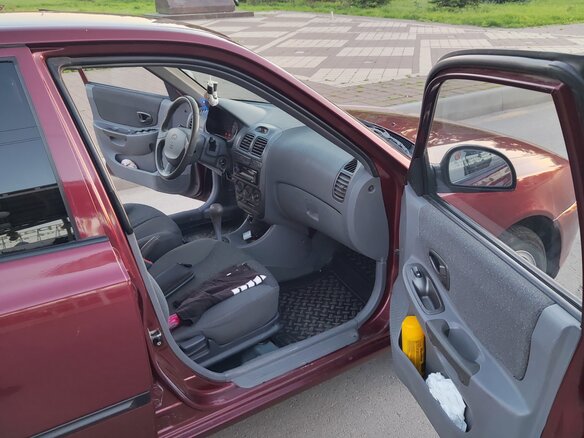 2008 Hyundai Accent ТагАЗ II, красный, 490000 рублей - вид 9