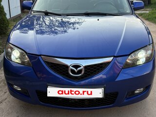 2008 Mazda 3 I (BK) Рестайлинг, синий, 480000 рублей, вид 4