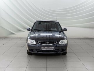 2009 Hyundai Accent ТагАЗ II, чёрный, 388000 рублей, вид 2