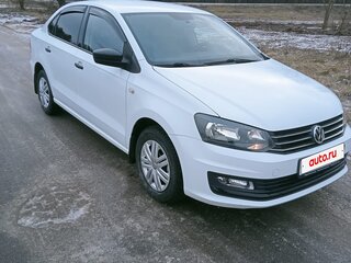 2018 Volkswagen Polo V Рестайлинг, белый, 1100000 рублей, вид 3