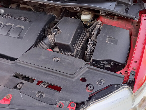 2008 Toyota Corolla X (E140, E150), красный, 650000 рублей - вид 15