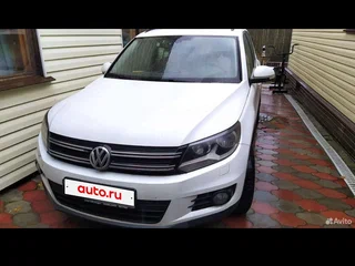 2014 Volkswagen Tiguan I Рестайлинг, белый, 750000 рублей, вид 1