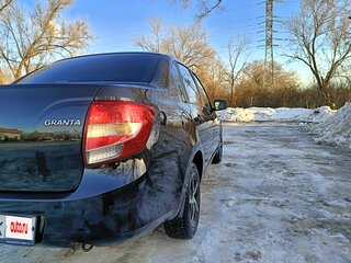 2017 Lada (ВАЗ) Granta I, чёрный, 620000 рублей, вид 4