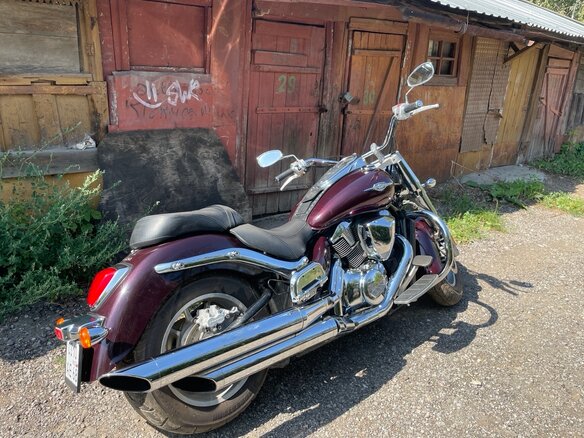 2008 Suzuki Boulevard C109R, фиолетовый, 800000 рублей - вид 5