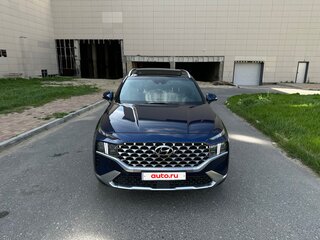 2022 Hyundai Santa Fe IV Рестайлинг, синий, 2450000 рублей, вид 2