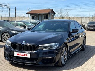 2019 BMW 5 серии 530d xDrive VII (G30/G31/G38), чёрный, 5150000 рублей, вид 3