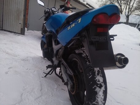 1999 Kawasaki ZR-7, синий, 315000 рублей, вид 4