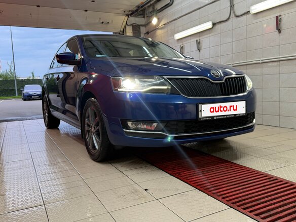 2019 Skoda Rapid I Рестайлинг, синий - вид 2