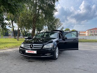 2009 Mercedes-Benz C-Класс 180 BlueEFFICIENCY III (W204), чёрный, 1150000 рублей, вид 2
