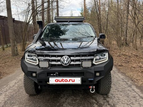 2019 Volkswagen Amarok I Рестайлинг, чёрный, 4490000 рублей, вид 2