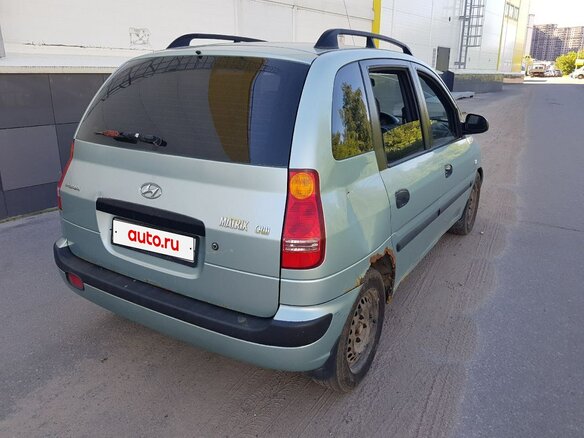 2002 Hyundai Matrix I, зелёный, 270000 рублей - вид 5