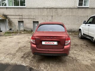 2020 Lada (ВАЗ) Granta I Рестайлинг, красный, 510000 рублей, вид 4