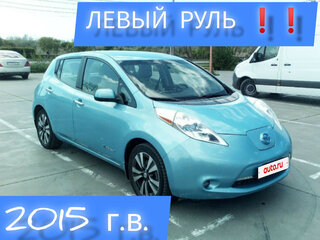 2015 Nissan Leaf 30kWh I (ZE0/AZE0), голубой, 1365757 рублей, вид 1