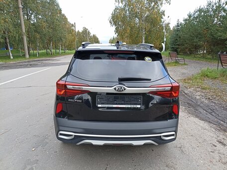 2020 Kia Seltos I, чёрный, 2100000 рублей, вид 4