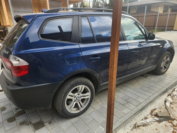 2004 BMW X3 30i I (E83), синий, 850000 рублей - вид 1