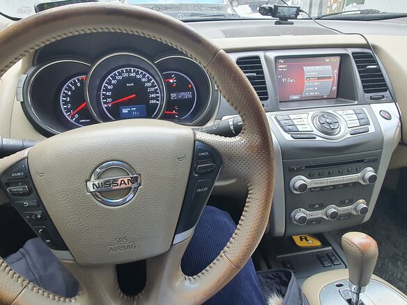2012 Nissan Murano II (Z51) Рестайлинг 2, пурпурный, 1200000 рублей - вид 6