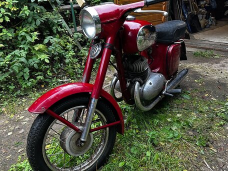 1978 Jawa 350/360, красный, 200000 рублей, вид 1