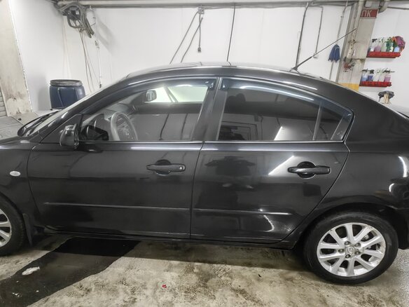 2008 Mazda 3 I (BK) Рестайлинг, чёрный, 650000 рублей - вид 1