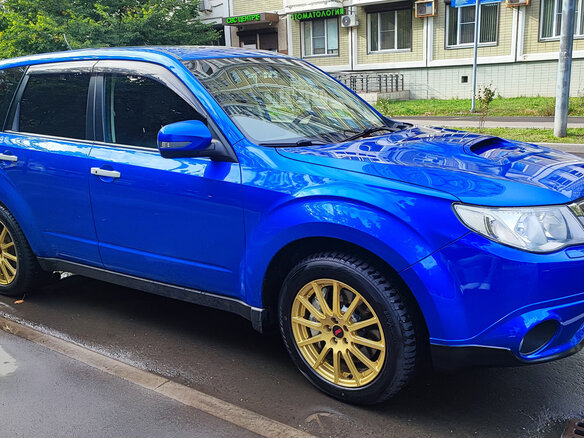 2012 Subaru Forester tS III Рестайлинг, синий, 2449000 рублей - вид 4