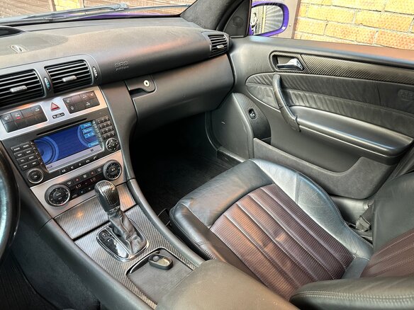 2001 Mercedes-Benz C-Класс AMG 32 AMG II (W203), фиолетовый, 2100000 рублей - вид 11
