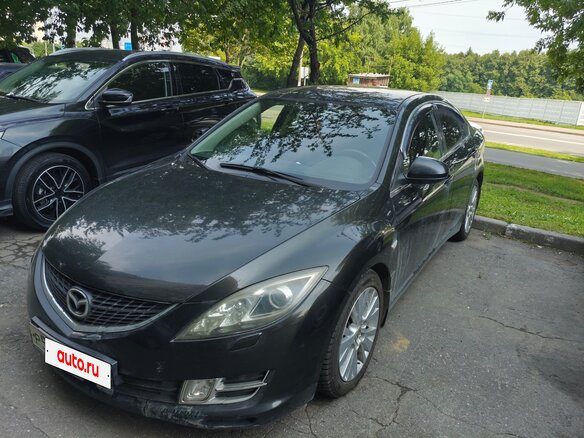 2008 Mazda 6 II (GH), чёрный