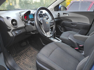 2014 Chevrolet Aveo II, синий, 445000 рублей, вид 5