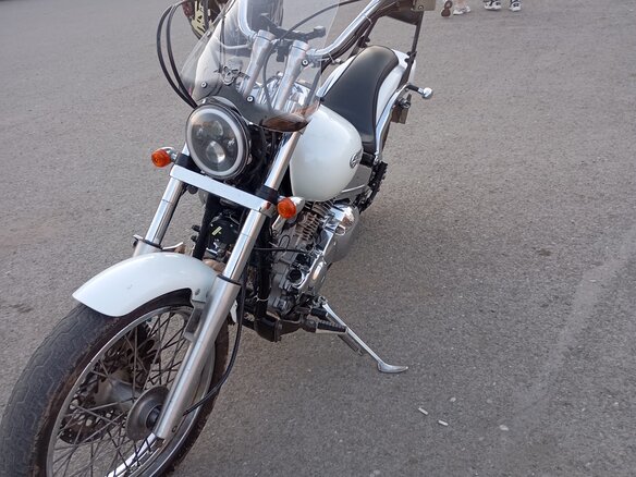 1996 Yamaha XVS400 Drag Star, белый, 299000 рублей - вид 1