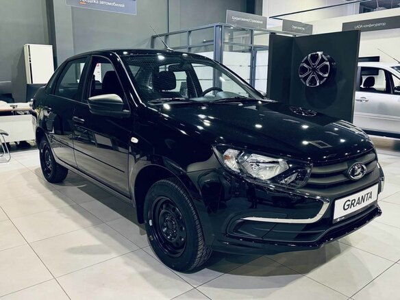 2026 Lada (ВАЗ) Granta I Рестайлинг, чёрный - вид 2