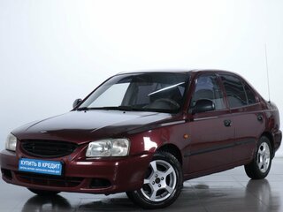 2008 Hyundai Accent ТагАЗ II, красный, 399000 рублей, вид 3