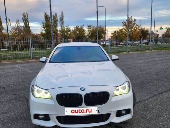 2014 BMW 5 серии 520d VI (F10/F11/F07) Рестайлинг, белый, 2300000 рублей - вид 1