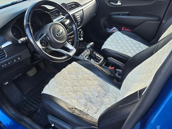 2017 Kia Rio IV, синий, 955000 рублей - вид 3