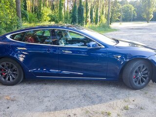 2017 Tesla Model S P100D I Рестайлинг, синий, 2350000 рублей, вид 5
