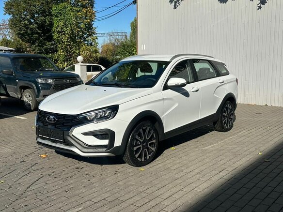 2026 Lada (ВАЗ) Vesta SW Cross I Рестайлинг (NG), белый - вид 4