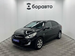 2012 Hyundai Solaris I, чёрный, 830000 рублей, вид 1